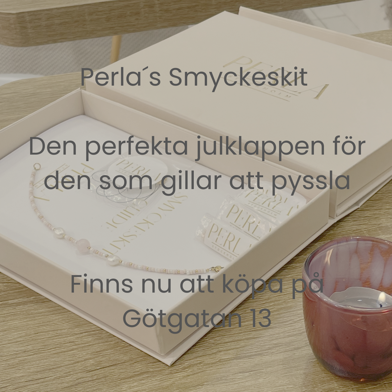 Smyckeskit perfekt julklapp för den som gillar att pyssla
